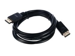 Кабель DisplayPort (m)-DisplayPort (m) 1.8м ПВХ ver.1.3, черный, в пакете GOPOWER 00-00027495