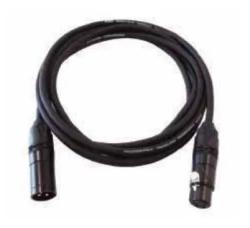 Кабель DMX, XLR 3p, 10м LEEM DMX1-10