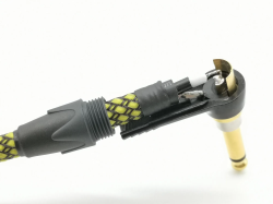 Кабель инструментальный Silent, угловой, в оплетке, 3м ZZ-CABLE G30-JRS-J-0300-0