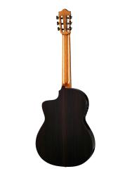 Классическая гитара со звукоснимателем, с вырезом MARTINEZ Almeria-Luthier-Rosewood