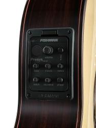 Классическая гитара со звукоснимателем, с вырезом MARTINEZ Almeria-Luthier-Rosewood