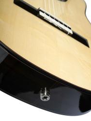 Классическая гитара со звукоснимателем, с вырезом MARTINEZ Almeria-Luthier-Rosewood