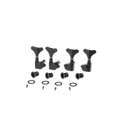 Колки для 4-струнной бас-гитары, 2+2, черные MUSICLILY M178-2M179-2