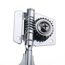 Колки для бас-гитары, 4 правых, хром MUSICLILY M446-4
