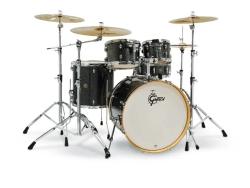 Барабанная установка Catalina Maple, черная, (3 коробки) GRETSCH CM1-E825-BS