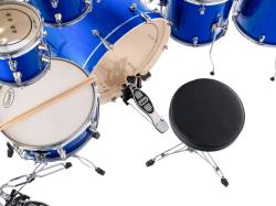 Барабанная установка (3 коробки), синяя TJW JW227-E1-BL