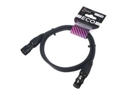 Кабель микрофонный 1м ZZ-CABLE E4-XLR-M-F-0100-0