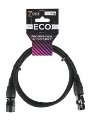 Кабель микрофонный 1м ZZ-CABLE E4-XLR-M-F-0100-0