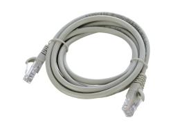 Патч-корд RJ-45 (m)-RJ-45 (m) 2.0м кат.5е ПВХ 26AWG, серый, в пакете GOPOWER 00-00027473