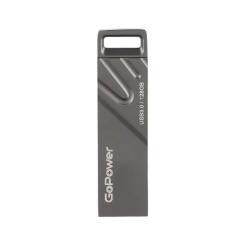 Флеш-накопитель 128GB USB3.0, металл, черный графит GOPOWER 00-00025959