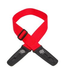 Ремень для гитары с блокировкой, красный, Lock-It Straps D'ANDREA LIS-002-P2-RED