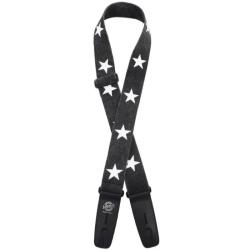 Ремень для гитары с блокировкой, хлопок, Lock-It Straps D'ANDREA LIS-301-D03