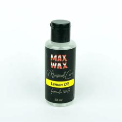 Лимонное масло Lemon Oil #3 для грифа гитары, флакон 50мл MAX WAX Lemon-Oil(50)