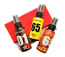 Комплект для ухода за гитарой: масло, очиститель, полироль, 2 салфетки OVTSound OVTSound-compl.50ml