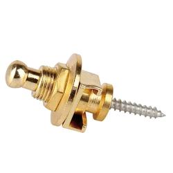 Крепление ремня с блокировкой, золото, (в комплекте 2шт) MUSICLILY M184-2