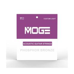 Комплект струн для акустической гитары, фосфорная бронза, 11-52 MOGE MK11