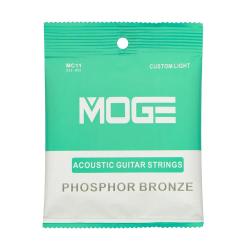 Комплект струн для акустической гитары, фосфорная бронза, 11-52 MOGE MC11
