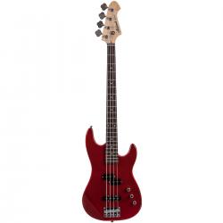 Бас-гитара, корпус из ольхи, гриф кленовый с палисандровой накладкой, цвет-красный ARIA PRO II STB-PJ CA