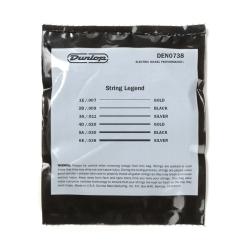 Комплект струн для электрогитары, никелированные, Ultra Light, 7-38 DUNLOP DEN0738