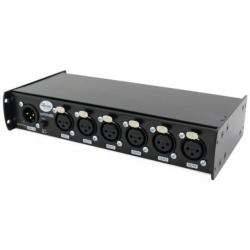Сплиттер DMX512, 2xDMX-входа, 5xDMX-выходов SIBERIAN LIGHTING SL-SDX52C