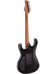 Электрогитара, черная LUXARS S-G37-TBK