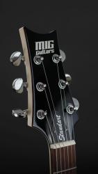 Электрогитара, черная MIG Guitars MIG23-BL24