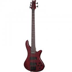 5-струнная бас-гитара, 24 лада, цвет темно-красный SCHECTER STILETTO CUSTOM-5 VRS
