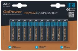 Элемент питания LR6 AA Alkaline 1.5В, 10шт GOPOWER 00-00026395