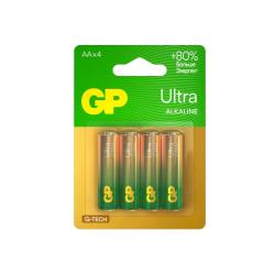 Элемент питания Ultra Alkaline G-TECH АА, алкалиновый, 4 шт GP GP15AUA21-2CRSBC4