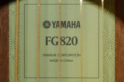 Акустическая гитара подержанная YAMAHA FG-820 2021