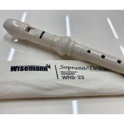 Блок-флейта in C, сопрано, немецкая система, цвет белый WISEMANN WRS-23