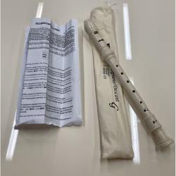 Блок-флейта in C, сопрано, немецкая система, цвет белый WISEMANN WRS-23