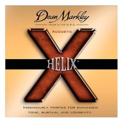 Струны для акустической гитары, бронза (80/20), 12-53 DEAN MARKLEY HELIX HD ACOUSTIC 2082 (80/20) СL