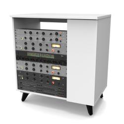 Рэковая стойка для серии Sound Desk и Workbench, цвет белый GLORIOUS Modular Side Rack White