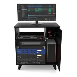 Рэковая стойка для серии Sound Desk и Workbench, цвет чёрный GLORIOUS Modular Side Rack Black