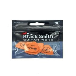 Медиаторы, delrin, 0.6 мм, 12 шт BLACKSMITH Standard Picks SDP006OE-LH Light Heavy 0.6mm Orange