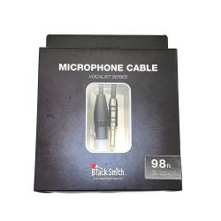 Микрофонный кабель, 3 м, прям Jack + XLR мама BLACKSMITH Microphone Cable Vocalist Series 9.8ft VS-STFXLR3