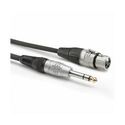 Микрофонный кабель BASIC+, XLR(F)  6,3 Jack stereo, 1,5 м, HICON SOMMER CABLE HBP-XF6S-0150