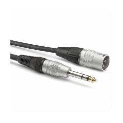 Микрофонный кабель BASIC+, XLR(M)  6,3 Jack stereo, 6 м, HICON SOMMER CABLE HBP-XM6S-0600