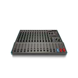 Микшерный пульт, 12 микр/ лин, 1 стер USB, DSP, MP3 плеер, Bluetooth NORDFOLK NFX-12USB