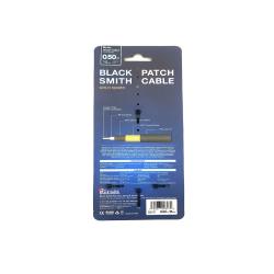 Патч-кабель, 15 см, угл Jack + угл Jack, позол ко BLACKSMITH Patch Cable Gold Series 0.50ft GSPC-15