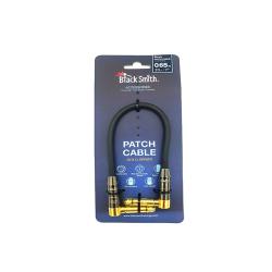 Патч-кабель, 20 см, угл Jack + угл Jack, позол ко BLACKSMITH Patch Cable Gold Series 0.65ft GSPC-20