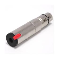 Переходник XLR female  6.3 мм stereo Jack (TRS) female, металл NORDFOLK NCA5125
