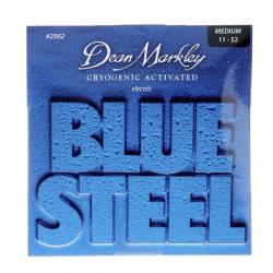 Струны для электрогитары, 11-52 DEAN MARKLEY 2562 MED (20W/18P) BLUE STEEL ELECTRIC