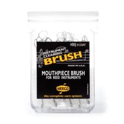 Ёршики для чистки мундштука кларнета и саксофона, 24 шт. DUNLOP HE85J Mountpiece Brush Reed 24Pack