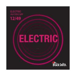 Струны для электрогитары, 12-49, намотка из никеля BLACKSMITH Electric Jazz Extra Light 12/49