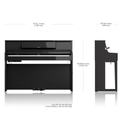 Цифровое пианино, 88 клавиш, молоточковая клавиатура PHA-50 ROLAND LX-5-PE KSL-5-PE