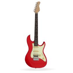 Электрогитара, форма Stratocaster, HSS, цвет красный SIRE S3 RED
