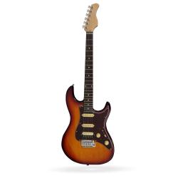 Электрогитара, форма Stratocaster, HSS, цвет санберст SIRE S3 TS