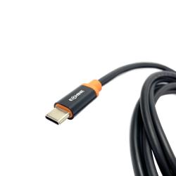 Несимметричный аудиокабель USB Type-C - 2 x 6,35 мм джека моно E-SHINE ES-8323T